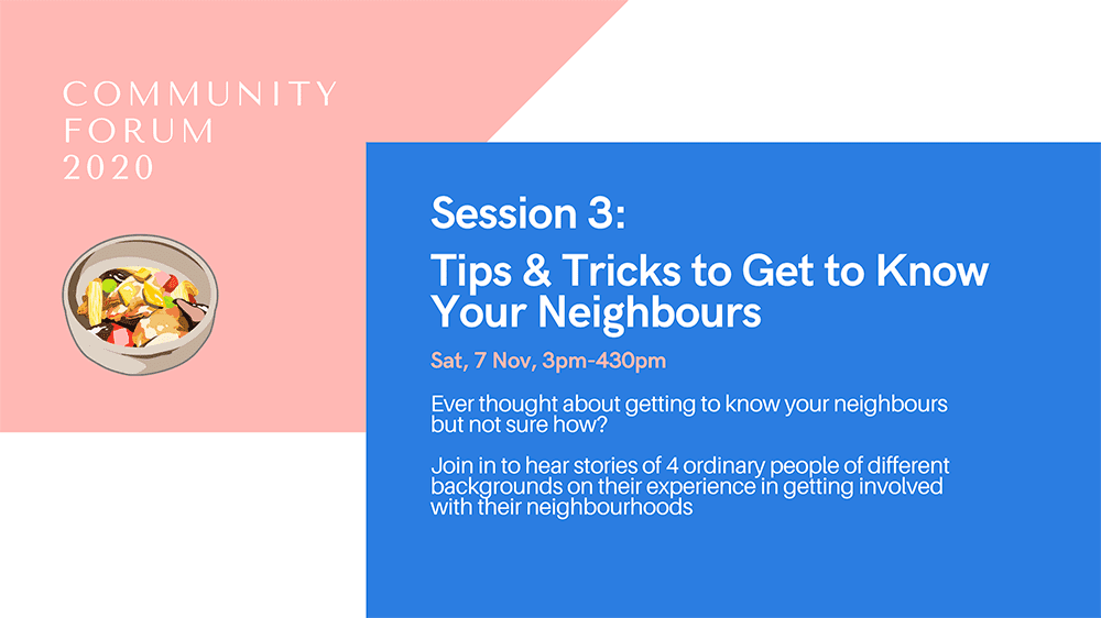 Tips and Tricks to get to know your neighbours