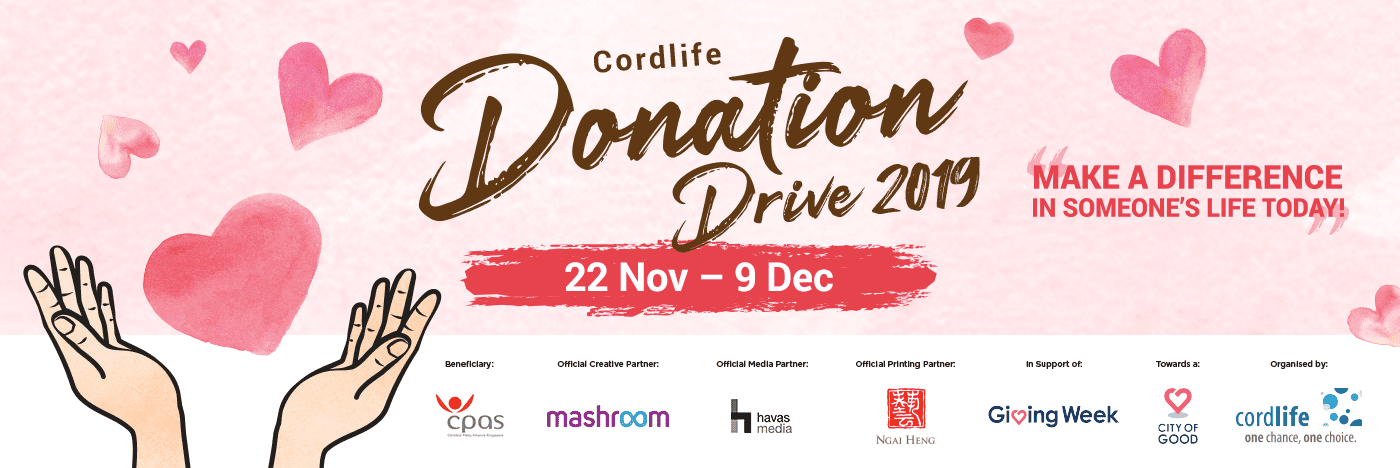 cordlife donation drive 2019 graphic