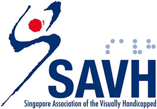 singapore association for the visually handicapped logo