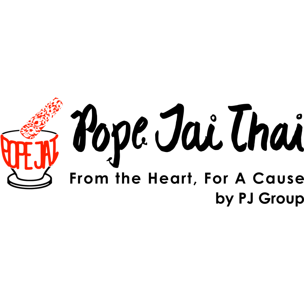 Pope Jai Thai LOGO Long Full Colour PJ Group
