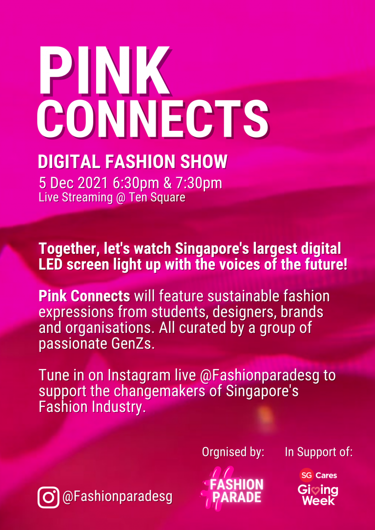 Fashion Parade Digital Fashion show poster
